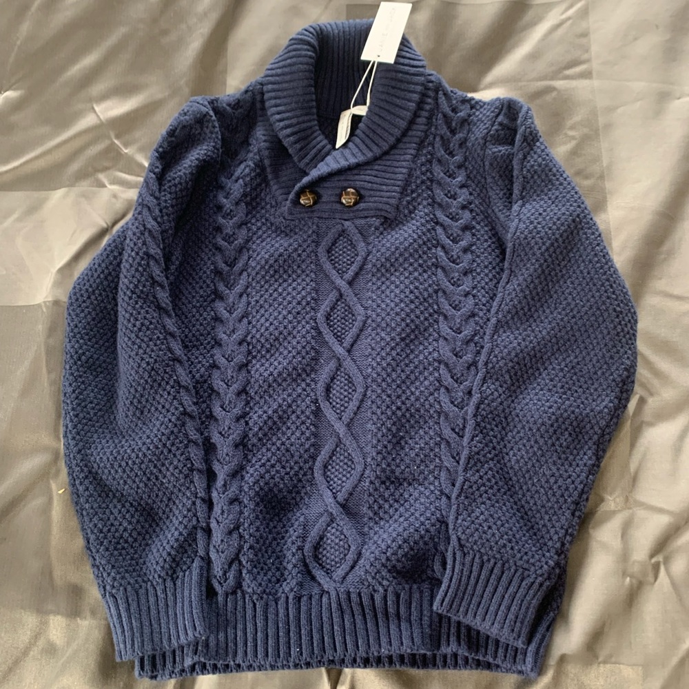 Janie and Jack Navy Sweater